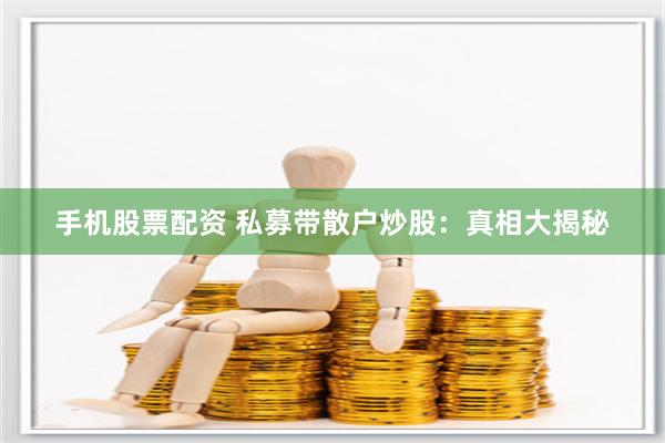 手机股票配资 私募带散户炒股：真相大揭秘